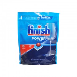 فينيش All in 1 اقراص تنظيف الأواني في غسالة الأطباق 20 حبة