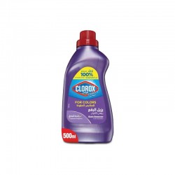 كلوركس معزز لون الملابس السائلة الاصلية لإزالة البقع بنسبة 100%، 500 مل