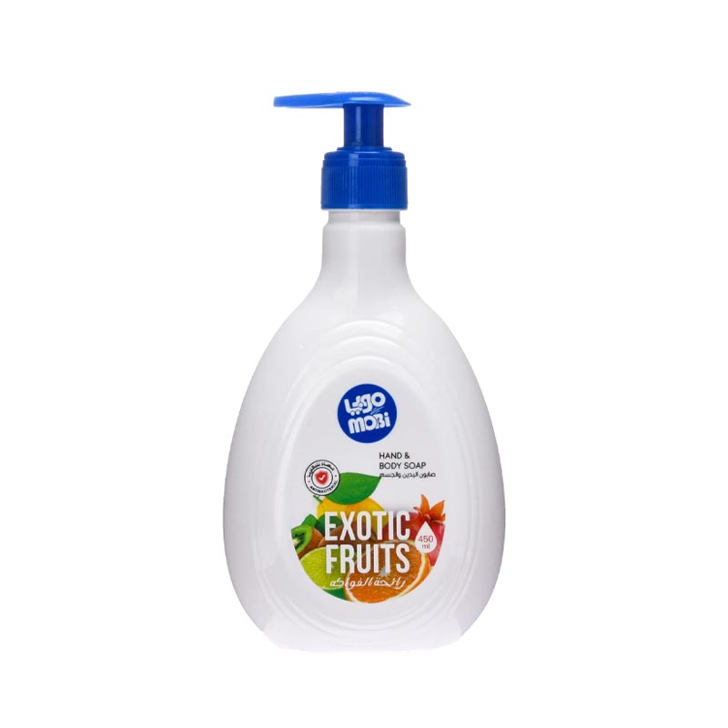 موبي صابون سائل لليدين و الجسم برائحة الفواكه 450 مل