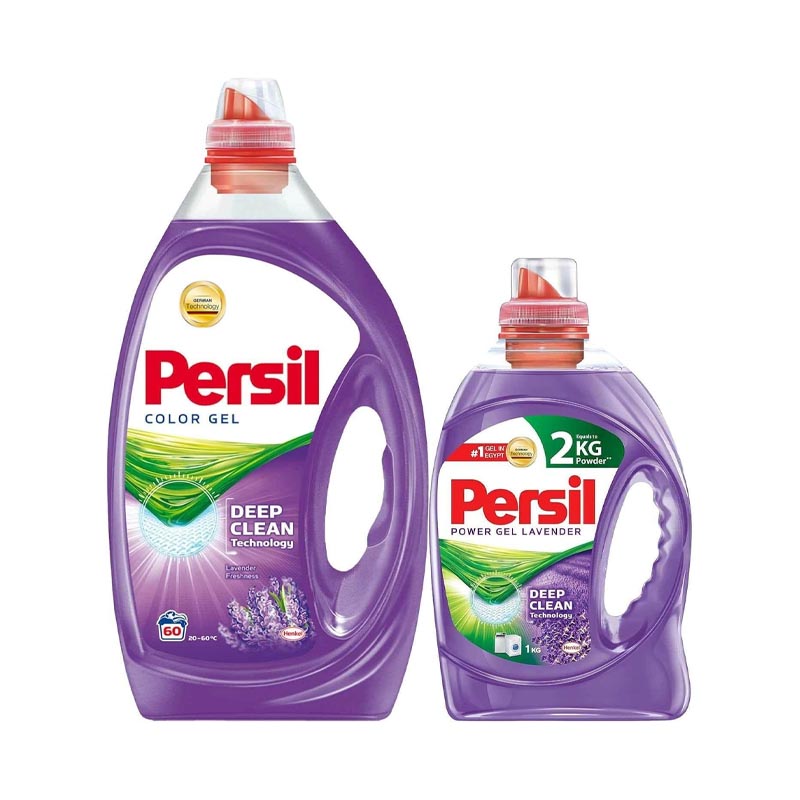 برسيل سائل غسيل الملابس باور جيل بتقنية التنظيف العميق. لافندر 2.9 لتر + 1 للغسالات الاوتوماتيك التي تعبأ من الأعلى و الأمام