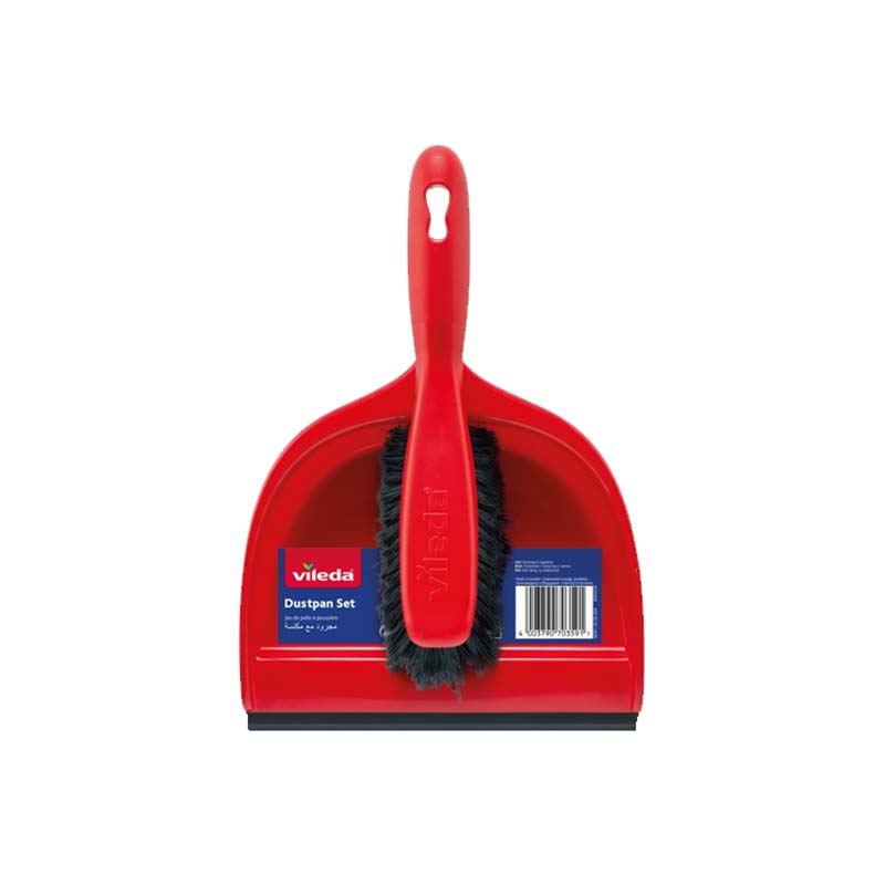 فيليدا جاروف مع مكنسة يدوية لون احمر