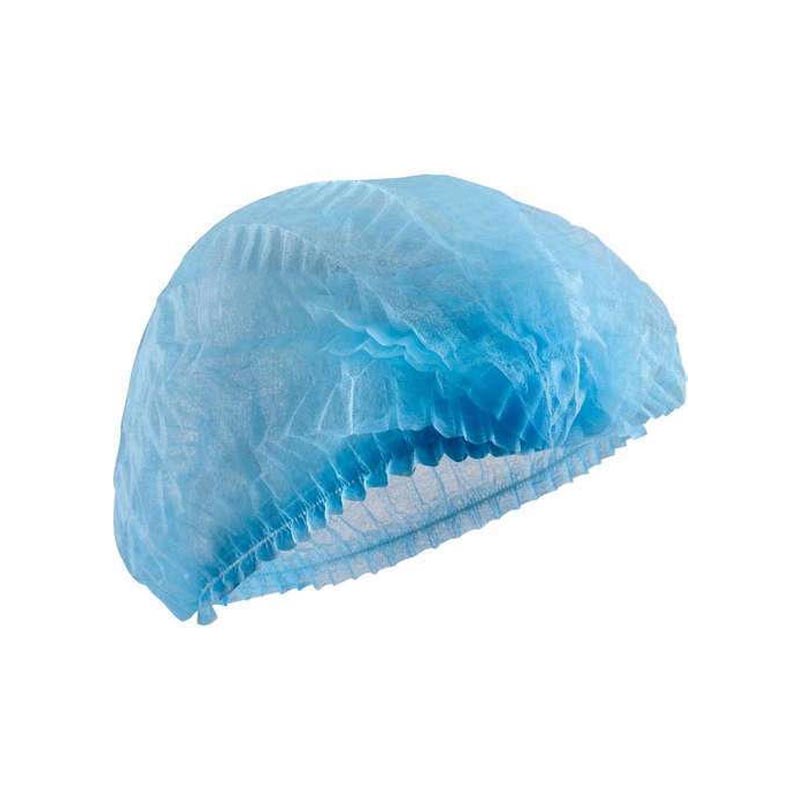 غطاء رأس أزرق 100 حبة المقاس الصغير – للرؤوس الصغيرة أو الشعر القصير مقاس 18 انش