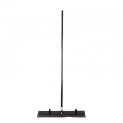 مكنسة يدوية بلاستك ناعم مع عصا حديد عرض 60 سم