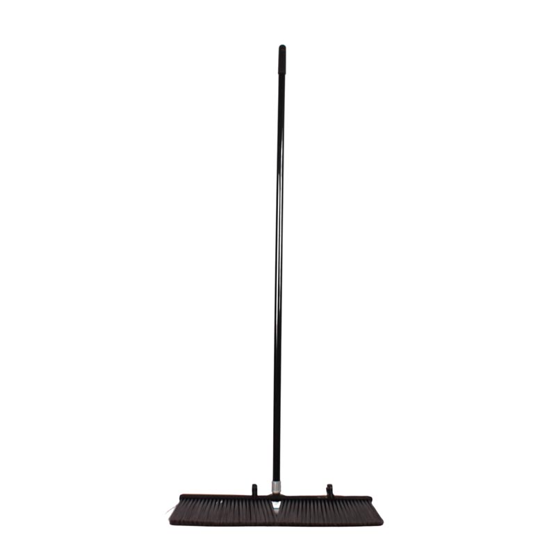 مكنسة يدوية بلاستك ناعم مع عصا حديد عرض 60 سم