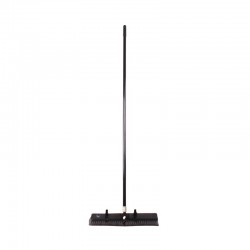 مكنسة يدوية بلاستك ناعم مع عصا حديد عرض 45 سم