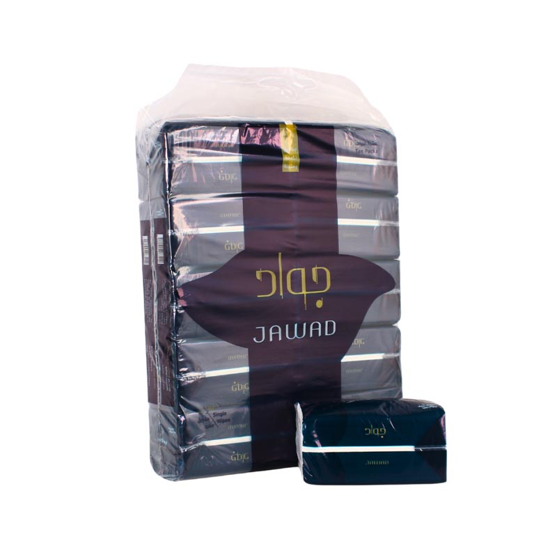 جواد 600 منديل مفرد × 10 عبوات ( حزمة )