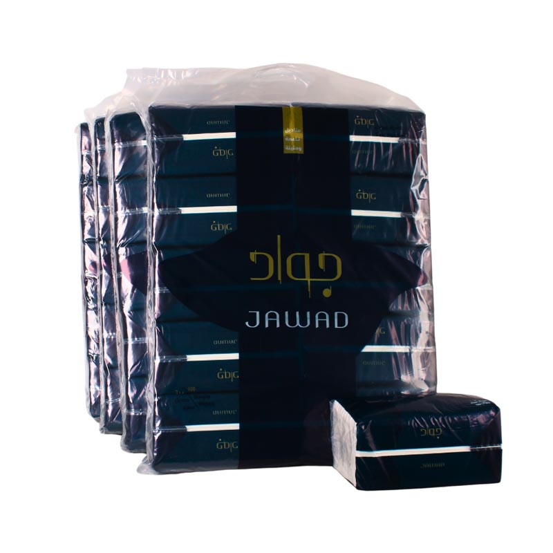 جواد 600 منديل مفرد × 40 عبوة ( كرتون )