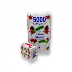 حزمة مناديل وجه مدار 500 منديل مفرد جامبو × 10 عبوات