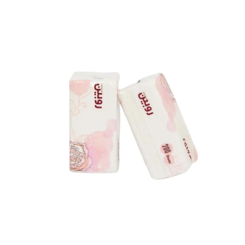 روبين 200 منديل مفرد × 60 عبوة ( كرتون )