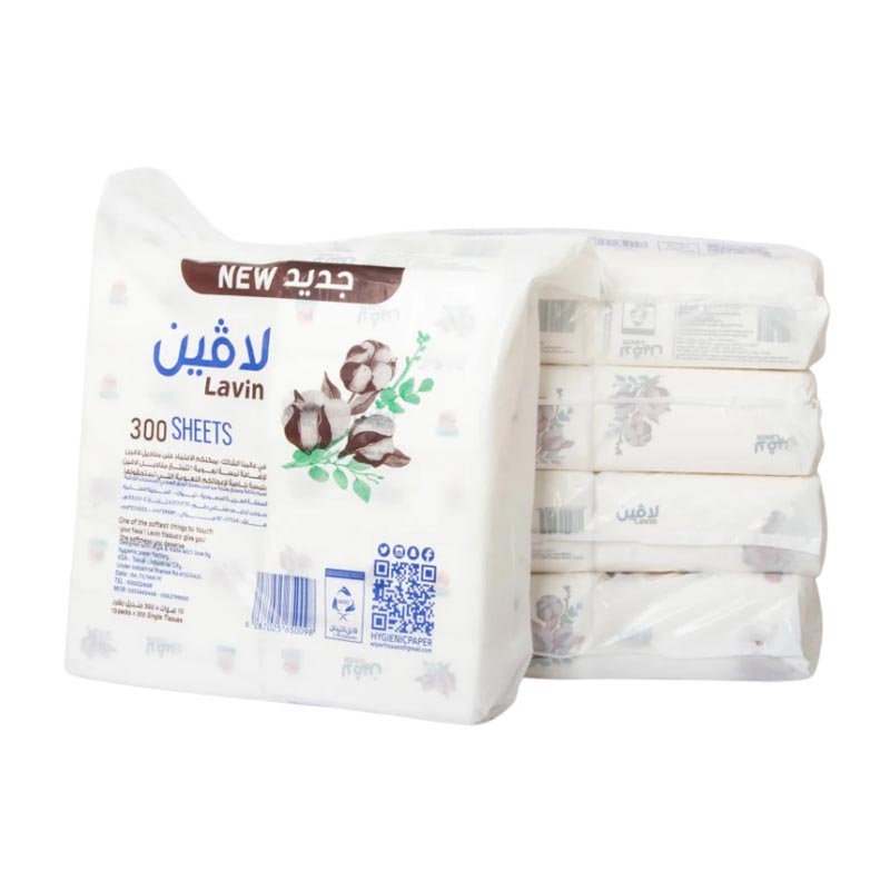 لافين 300 منديل مفرد × 50 عبوة ( كرتون )