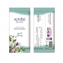 نورسينا مناديل منعشة برائحة الربيع – 50 منديل