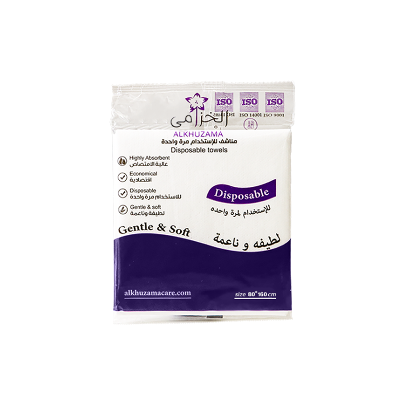 كرتون مناشف الخزامى للاستخدام مرة واحدة – 8 شدات × 25 منشفة