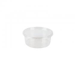 كرتون علبة بلاستيك دائرية شفافة – 450 حبة