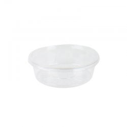 حزمة علبة بلاستيك دائرية شفافة – 10 حبات