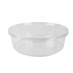 كرتون علبة بلاستيك دائرية شفافة – 100 حبة