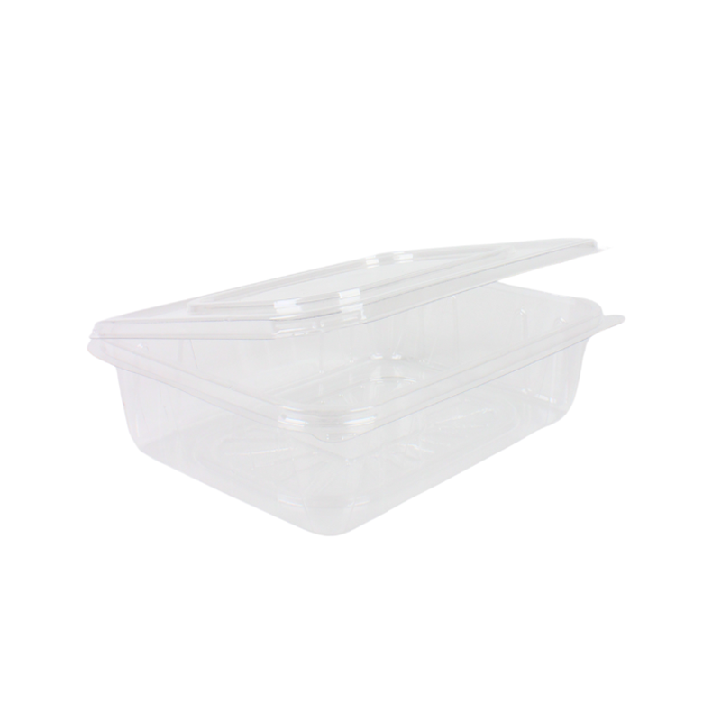 علبة بلاستيك مستطيلة شفافة بغطاء متصل | مقاس 20×15 سم × عمق 6 سم – كرتون يحتوي على 160 حبة