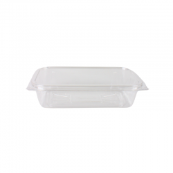 حزمة علبة بلاستيك مستطيلة بغطاء متصل شفاف 18×9 سم – عمق 5 سم – 20 حبة