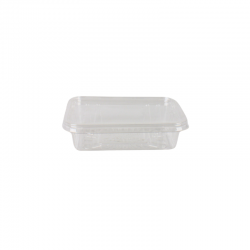 حزمة علبة بلاستيك مستطيلة شفافة 12×8 سم – عمق 3.5 سم – 25 حبة