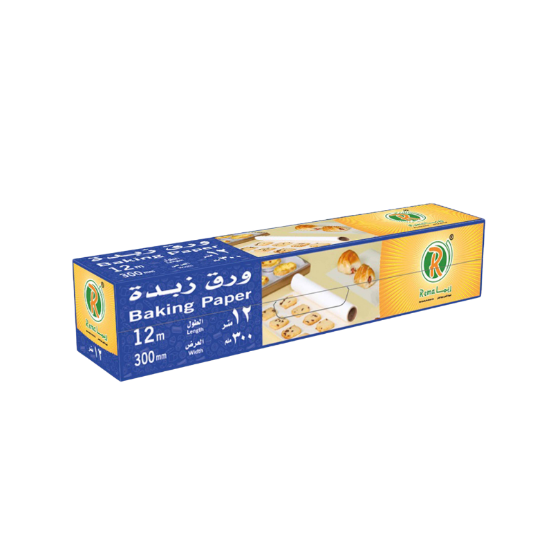 ورق زبدة من ريما | بطول 12 متر وعرض 300 ملم – كرتون يحتوي على 24 حزمة، كل حزمة تضم 1 رول (الإجمالي 24 رول)