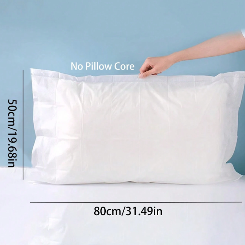 طقم مفارش سفر صحية  للاستخدام لمرة واحدة | يشمل ملاءة 240×220 سم، غطاء لحاف 240×220 سم، وغطاءي مخدة 50×80 سم (4 قطع)