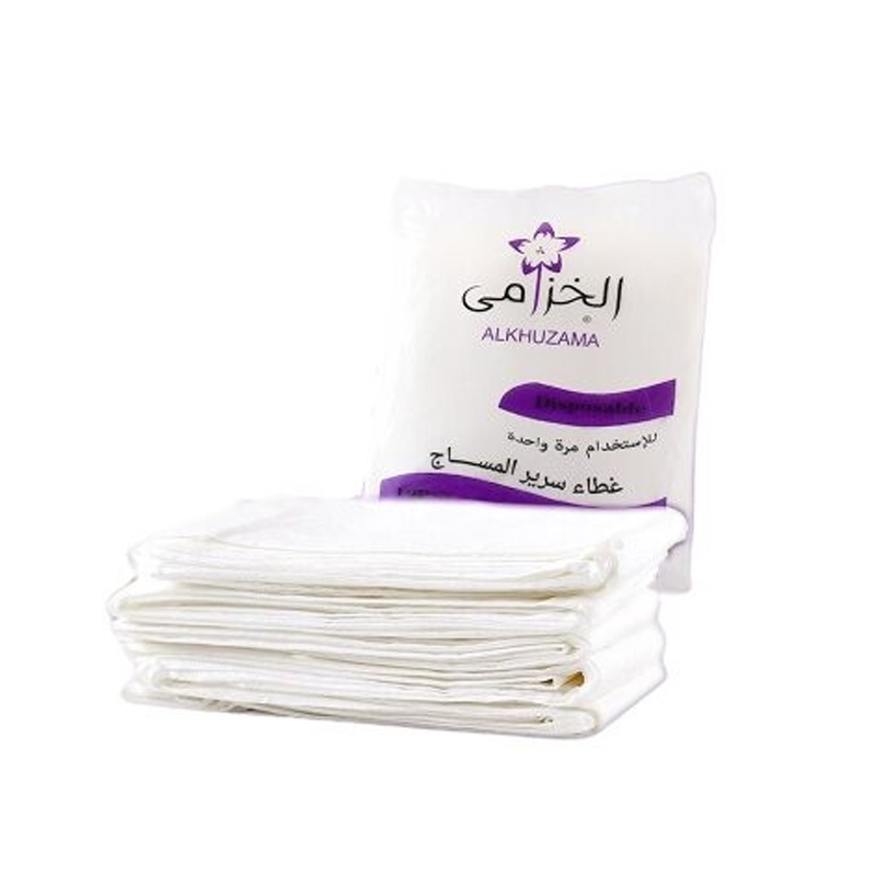 اغطية سرير مساج الخزامى للاستخدام مرة واحدة | كرتون يحتوي على 10 حزم، كل حزمة تضم 10 قطع (الاجمالي 100 قطعة)