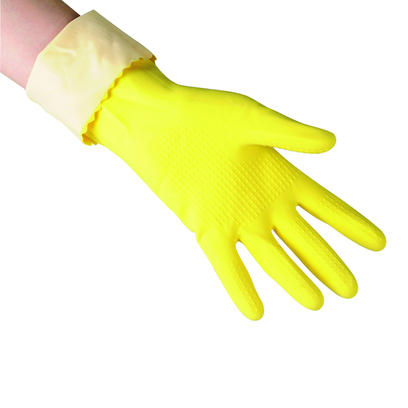 قفاز مطاطي متين من فيليدا | حجم L/9 – بطانة قطنية وقبضة مضادة للانزلاق