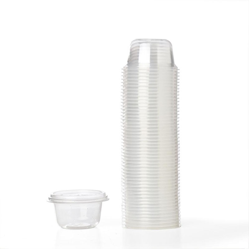 علب بلاستيك دائرية 180 غ بغطاء شفاف | قطر 8 سم × عمق 5 سم – كرتون يحتوي على نحو 1000 علبة