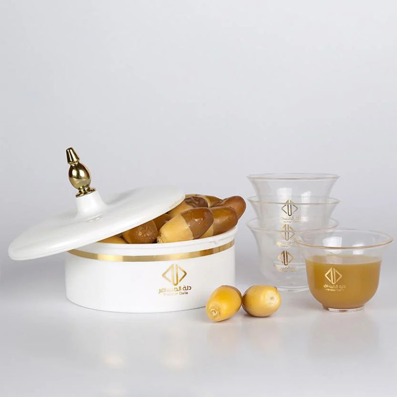 دلة المسافر - صانعة القهوة السعودية الكهربائية 400 مل