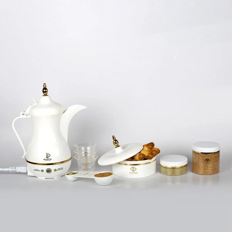 دلة المسافر - صانعة القهوة السعودية الكهربائية 400 مل