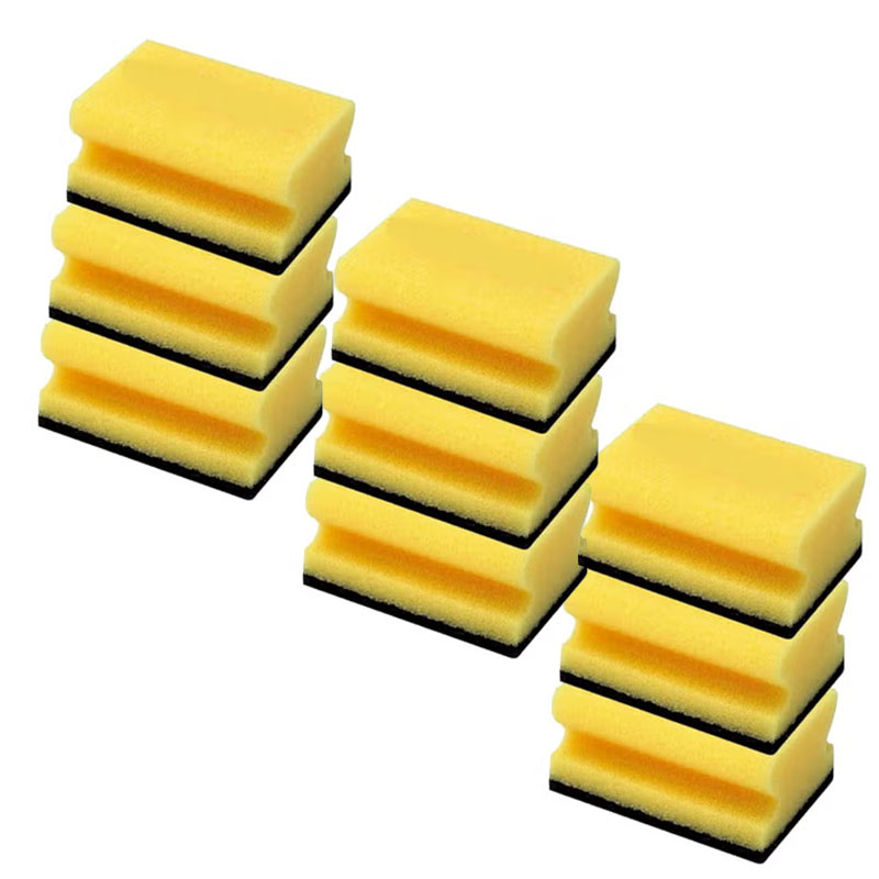 موج – اسفنج صحون قوي مع طبقة سلك للتنظيف الشامل | 6 قطع + 3 مجاناً