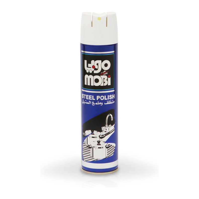 منظف وملمع الستيل من موبي | 400 مل – تنظيف ولمعان دون خدوش