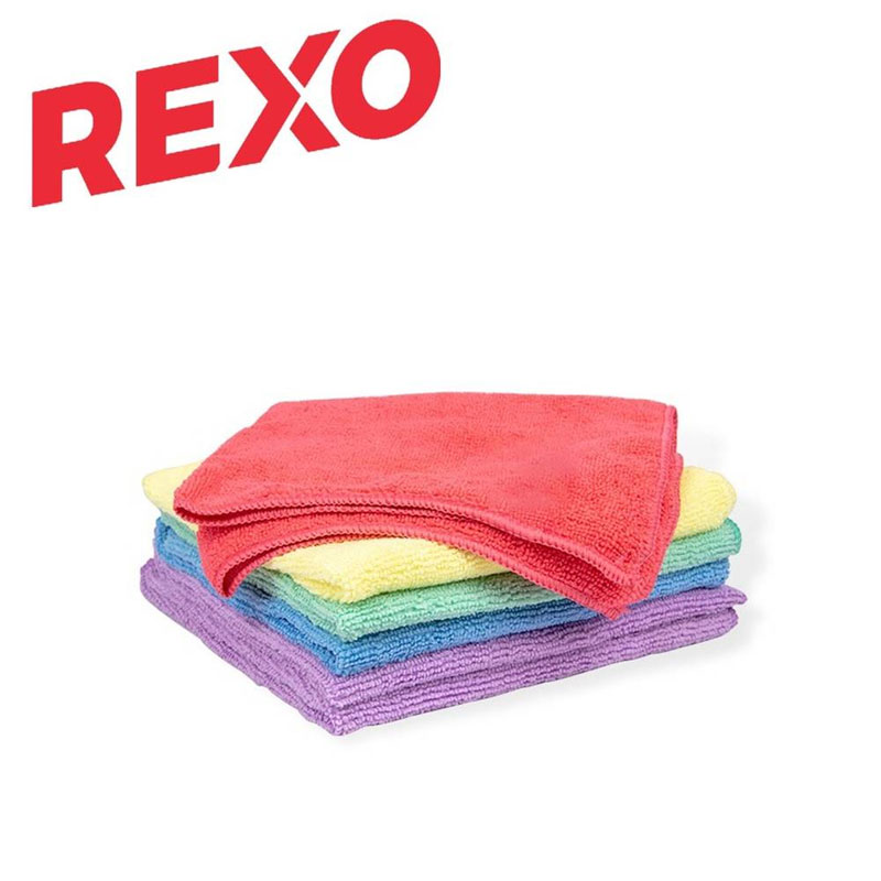 طقم مناشف مايكروفايبر متعددة الألوان للمطبخ | 3 قطع × 30×30 سم
