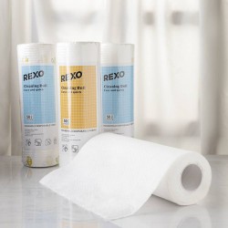 ريكسو مناشف رول فاخرة – 50 قطعة 25×25 سم