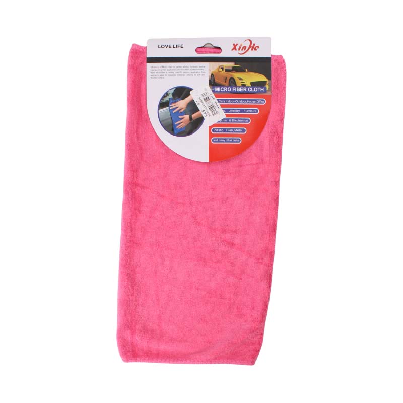 منشفة مايكروفايبر ناعمة للسيارات | مقاس 40×60 سم – قابلة لإعادة الاستخدام – متوفرة بثلاثة ألوان (بني، وردي، بنفسجي)