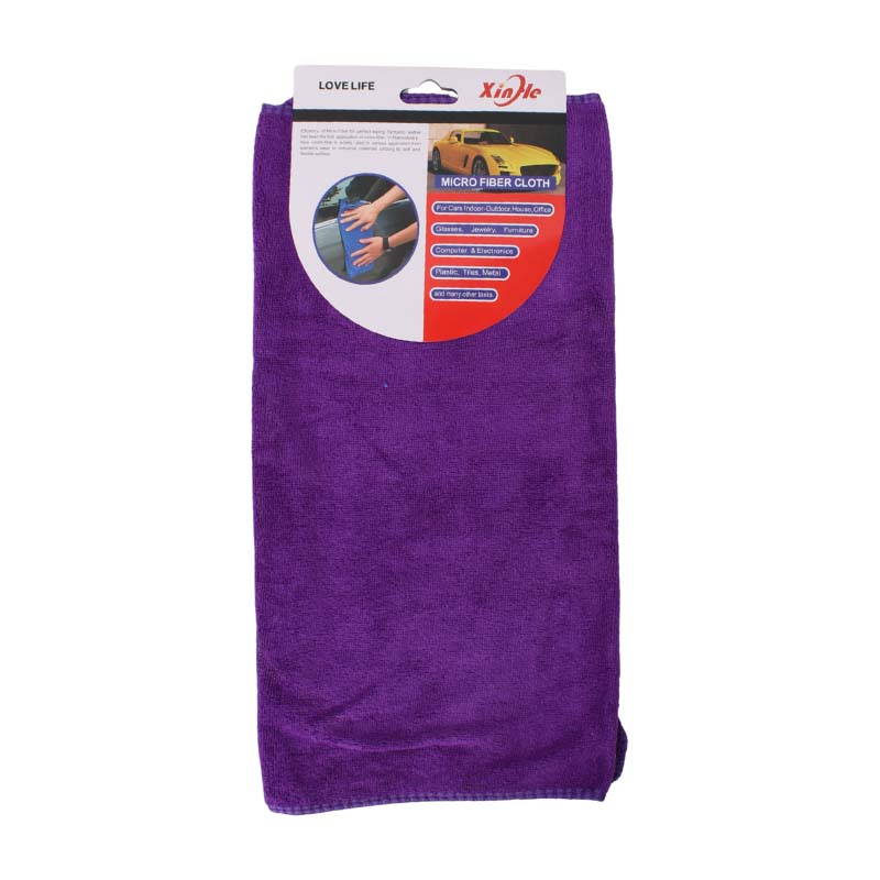 منشفة مايكروفايبر ناعمة للسيارات | مقاس 40×60 سم – قابلة لإعادة الاستخدام – متوفرة بثلاثة ألوان (بني، وردي، بنفسجي)