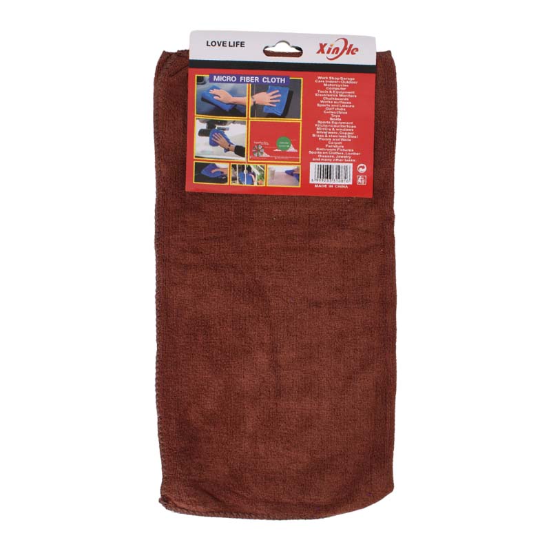 منشفة مايكروفايبر ناعمة للسيارات | مقاس 40×60 سم – قابلة لإعادة الاستخدام – متوفرة بثلاثة ألوان (بني، وردي، بنفسجي)