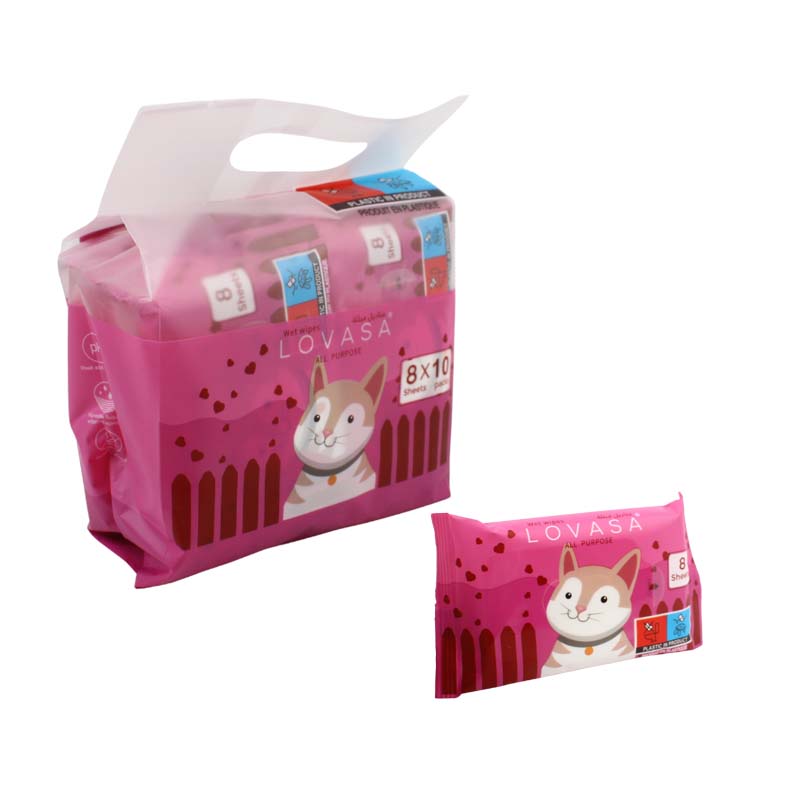 مناديل أطفال لوفاسا 8 منديل – باك 10 عبوات
