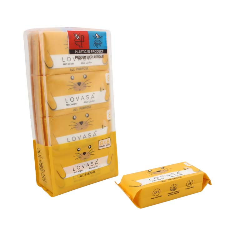 الترا ميني مناديل مبللة 8 منديل – باك 8 عبوات