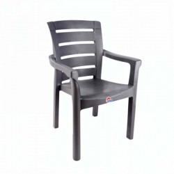 كرسي بلاستيك كاديرا – رمادي