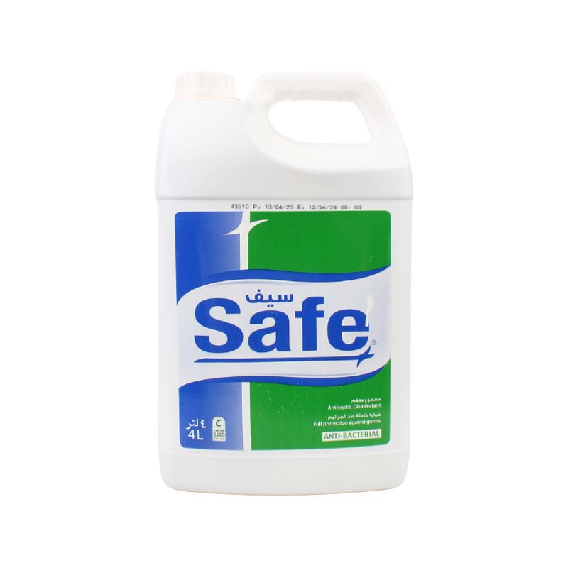 سيف مطهر ومعقم بتركيبة للحماية الكاملة من الجراثيم | 4 لتر – مناسب للارضيات، الاسطح، المراحيض والاحواض، والغسيل كالشراشف والاقمشة البيضاء