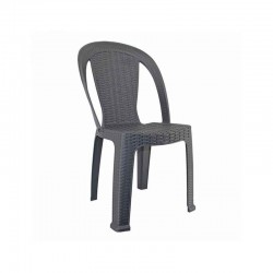 كرسي بلاستيك أطلس – رمادي