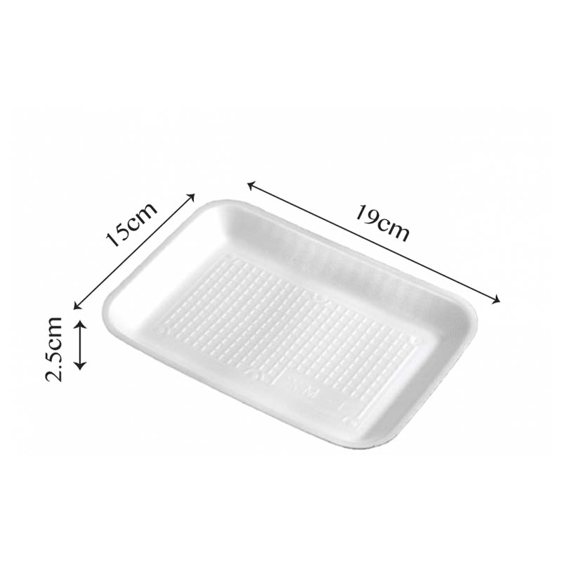 كرتون صحن فلين ابيض مقاس رقم 2 – 500 صحن