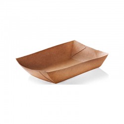 حزمة صحون ورق كرافت بني كبير – 20 صحن