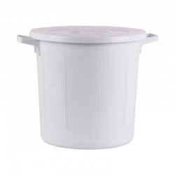 حافظة بلاستيك بغطاء – 40 لتر