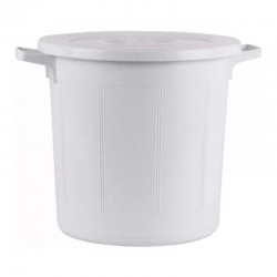 حافظة بلاستيك بغطاء – 55 لتر