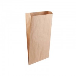 حزمة اكياس رقم 7 ورقية بنية بدون قاعدة 25 كيس