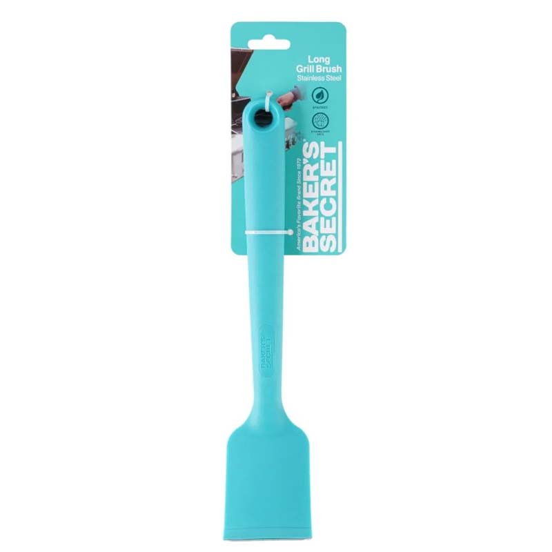 فرشاة تنظيف شواية طويلة مع مكشطة معدنية | Baker's Secret