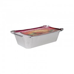 كرتون صحون قصدير المنيوم مع غطاء ورق – 800 حبة