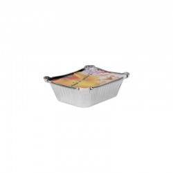 كرتون صحون قصدير المنيوم مع غطاء ورق – 1000 حبة