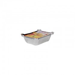 كرتون صحون قصدير المنيوم مع غطاء ورق – 1000 حبة